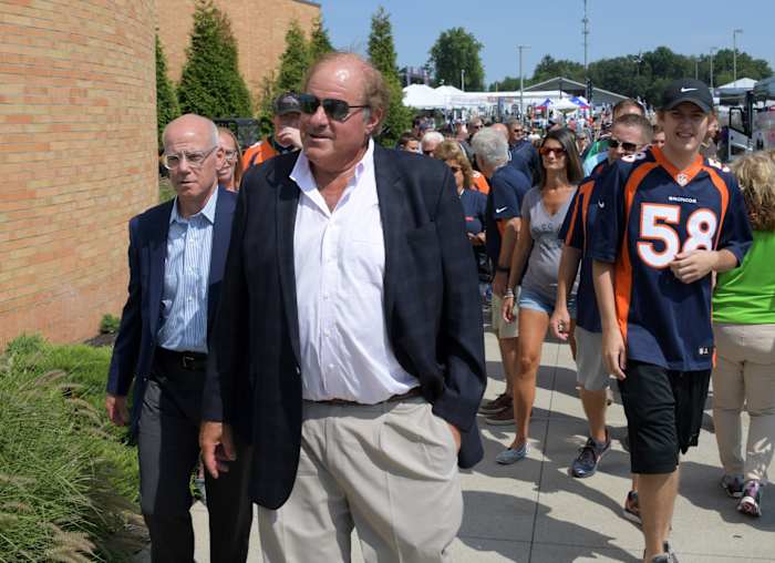 Aug 2, 2019; Canton, OH, USA; Chris Berman at the Pro Football Hall of Fame.
